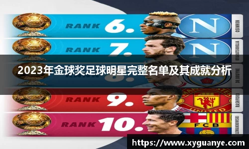2023年金球奖足球明星完整名单及其成就分析